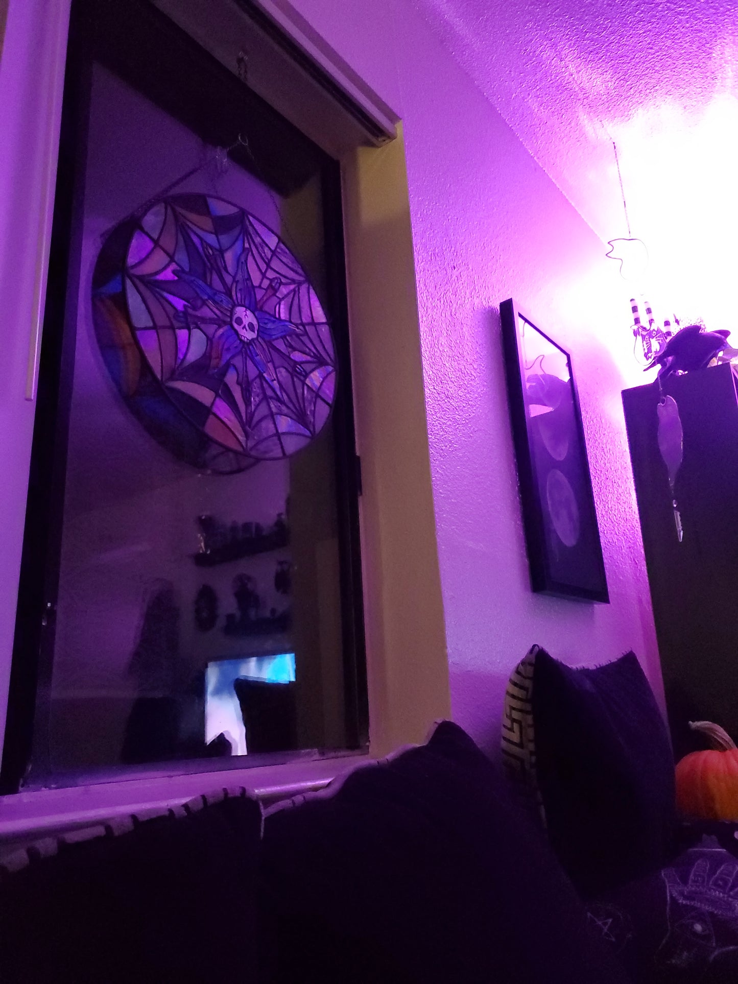 Wednesday Addams Window Panel