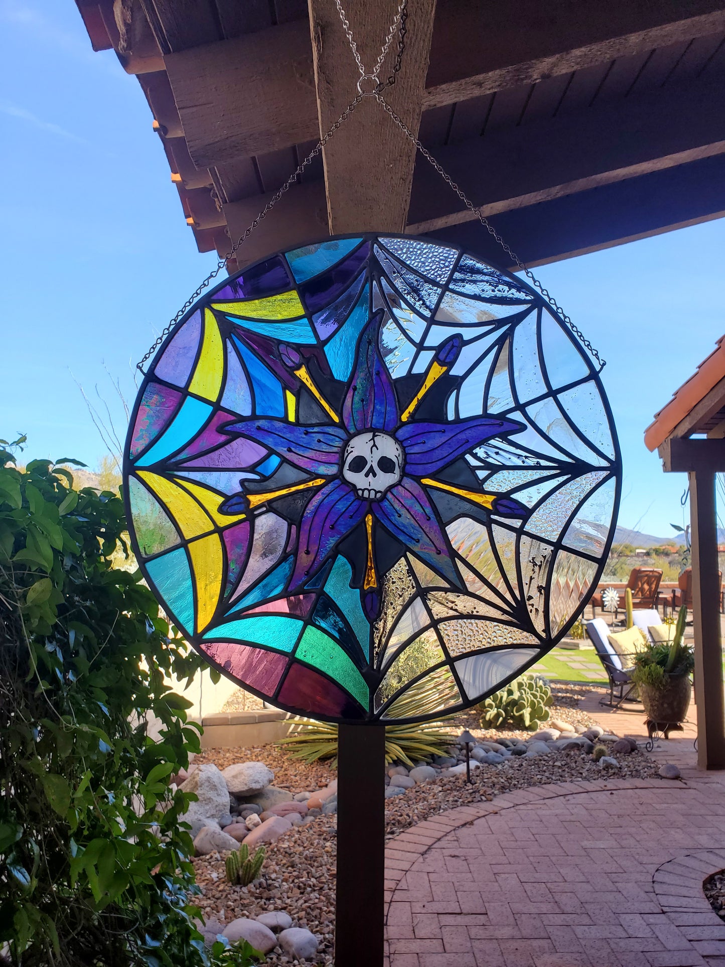 Wednesday Addams Window Panel