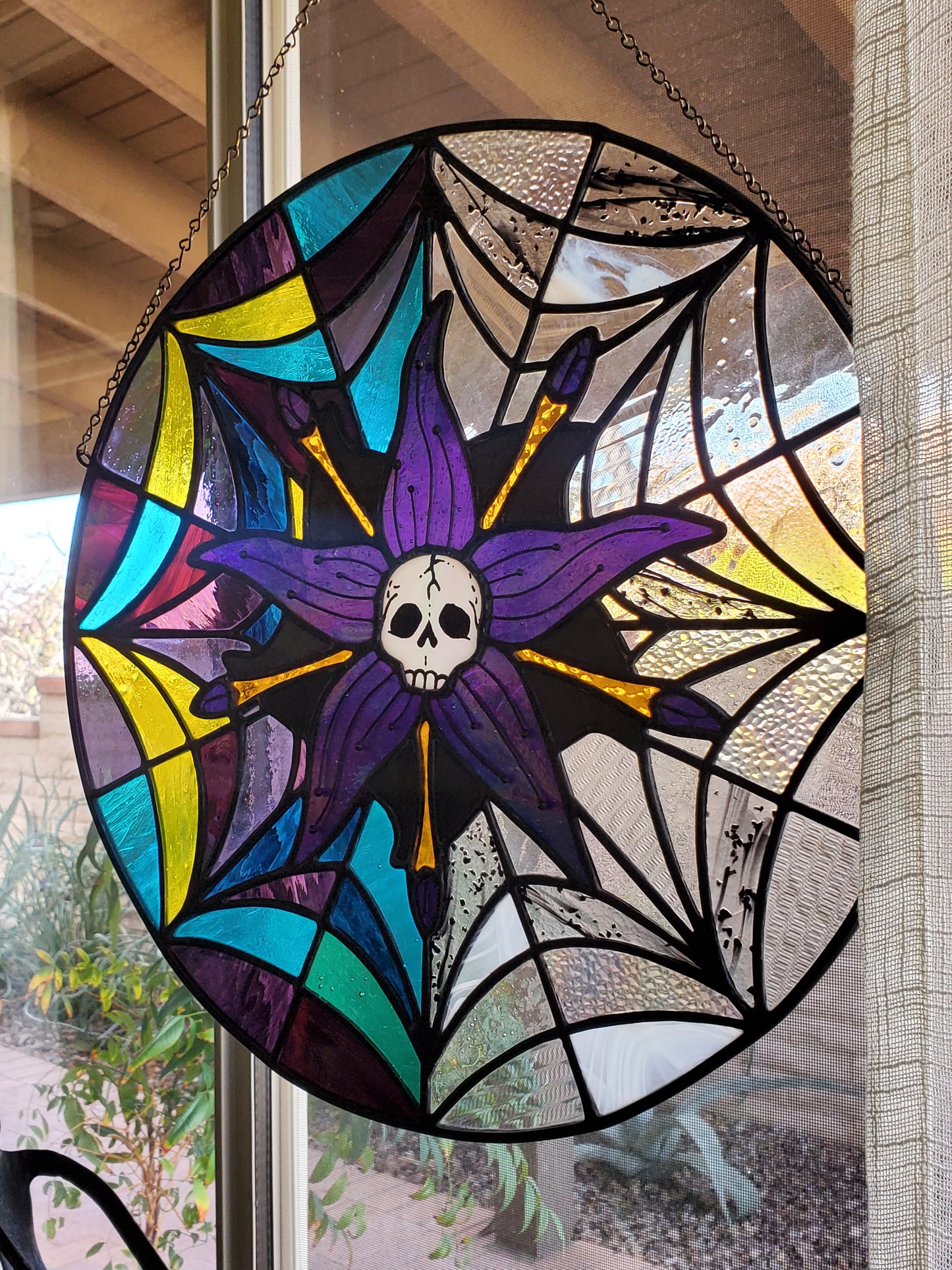 Wednesday Addams Window Panel