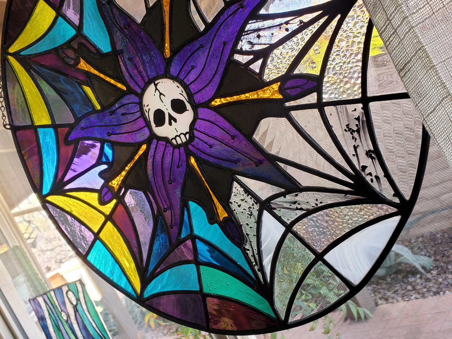 Wednesday Addams Window Panel