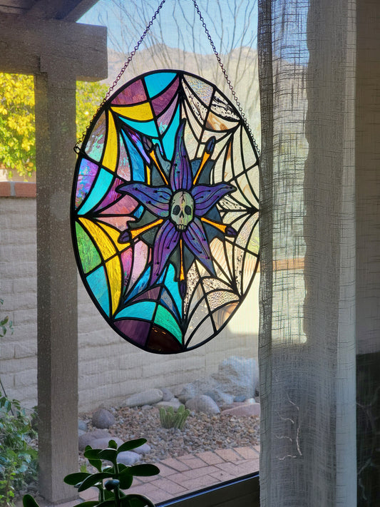 Wednesday Addams Window Panel
